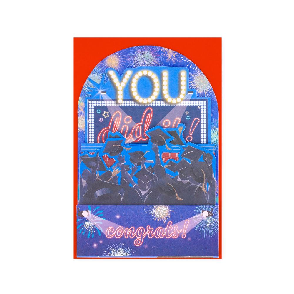 Legami Ευχετήρια Κάρτα Pop-Up You Did It Graduation Party