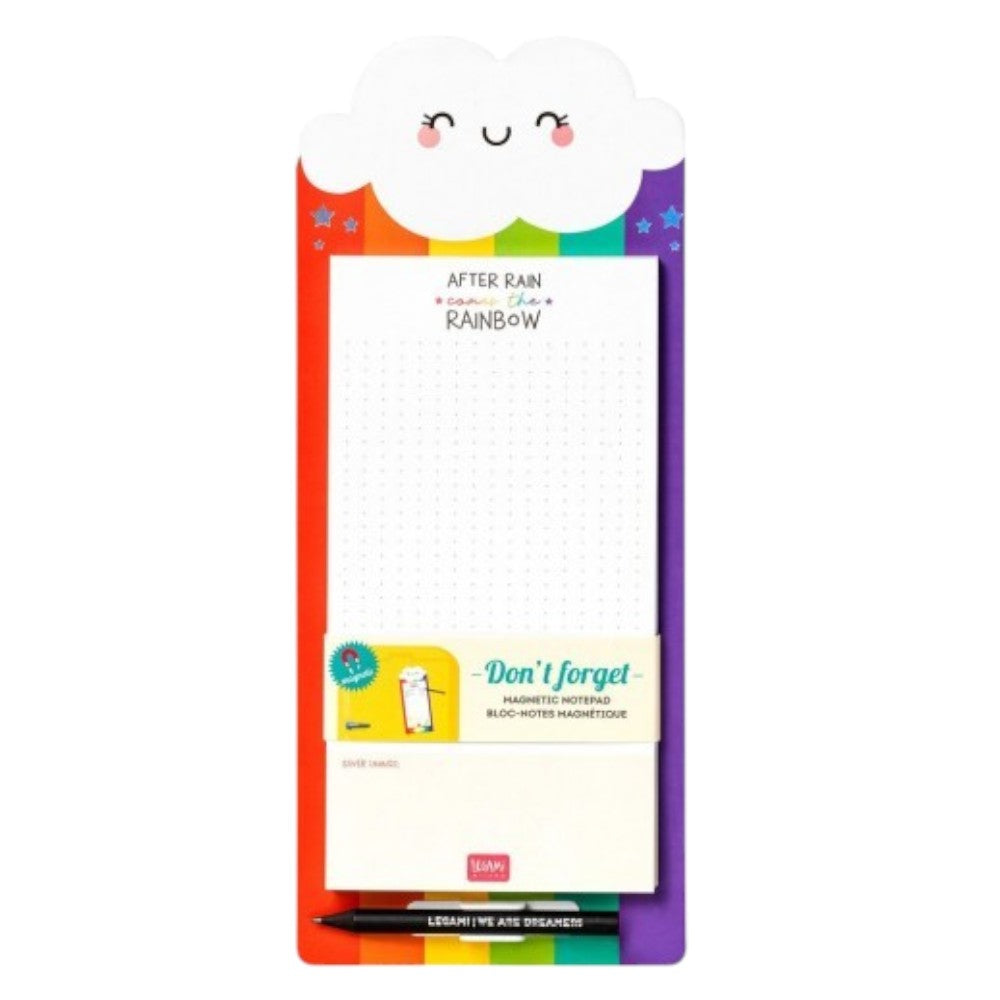 LegamiLegami Don't Forget- Magnetic Note-Pad- After Rain Comes The Rainbowpapell.gr