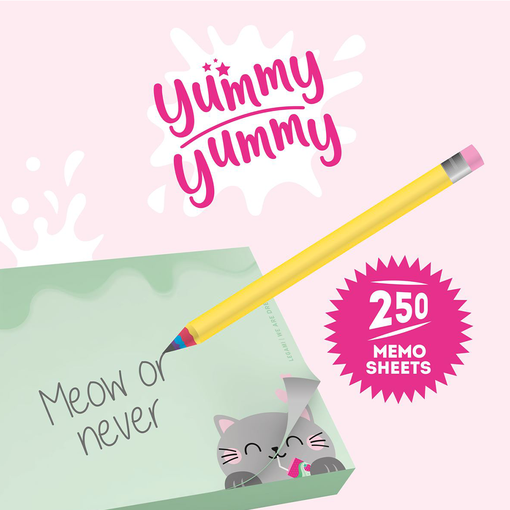 LegamiLegami Yummy Yummy Memo Pad Kitty 250 Φύλλαpapell.gr
