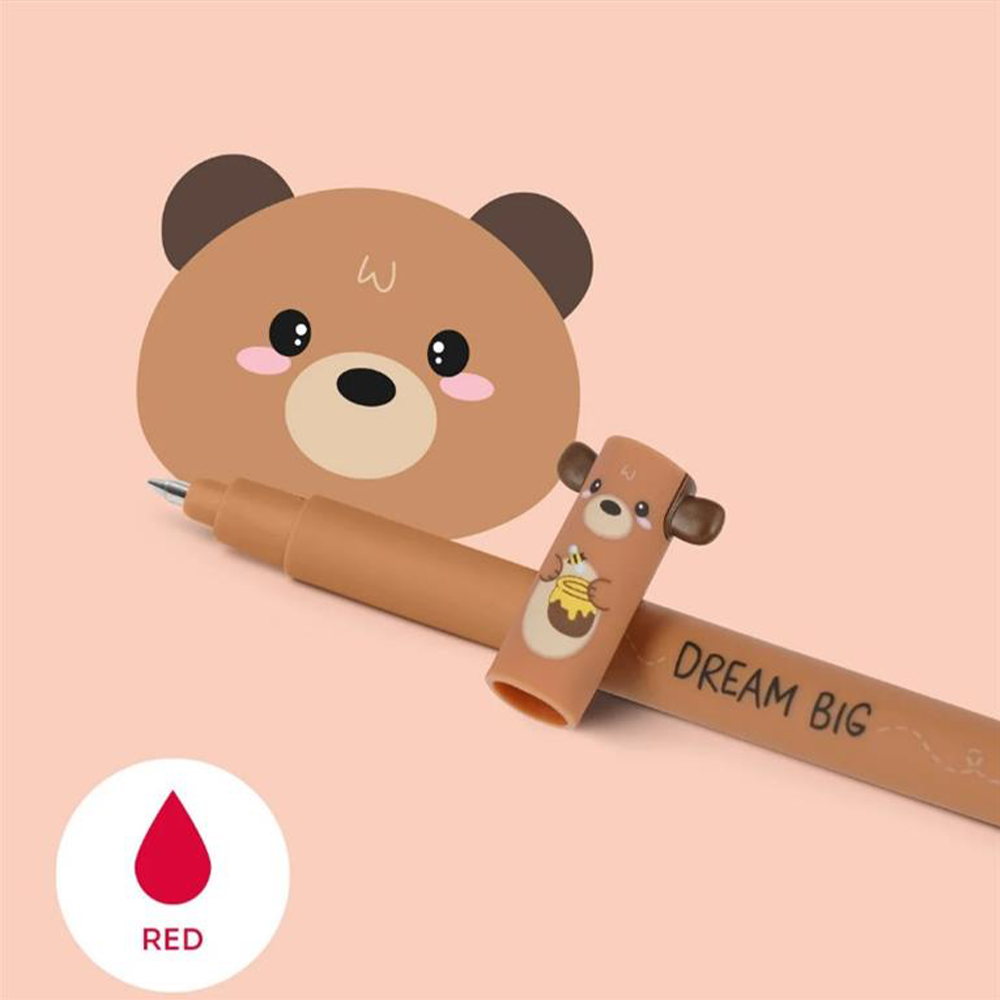 LegamiLegami Στυλό Gel Με Γόμα Teddy Bear 0.7mm Κόκκινο Μελάνιpapell.gr