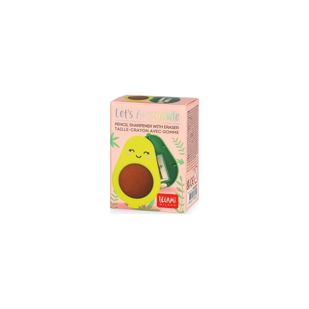 LegamiLegami Ξύστρα Με Γόμα Let’s Avocuddle Avocadopapell.gr