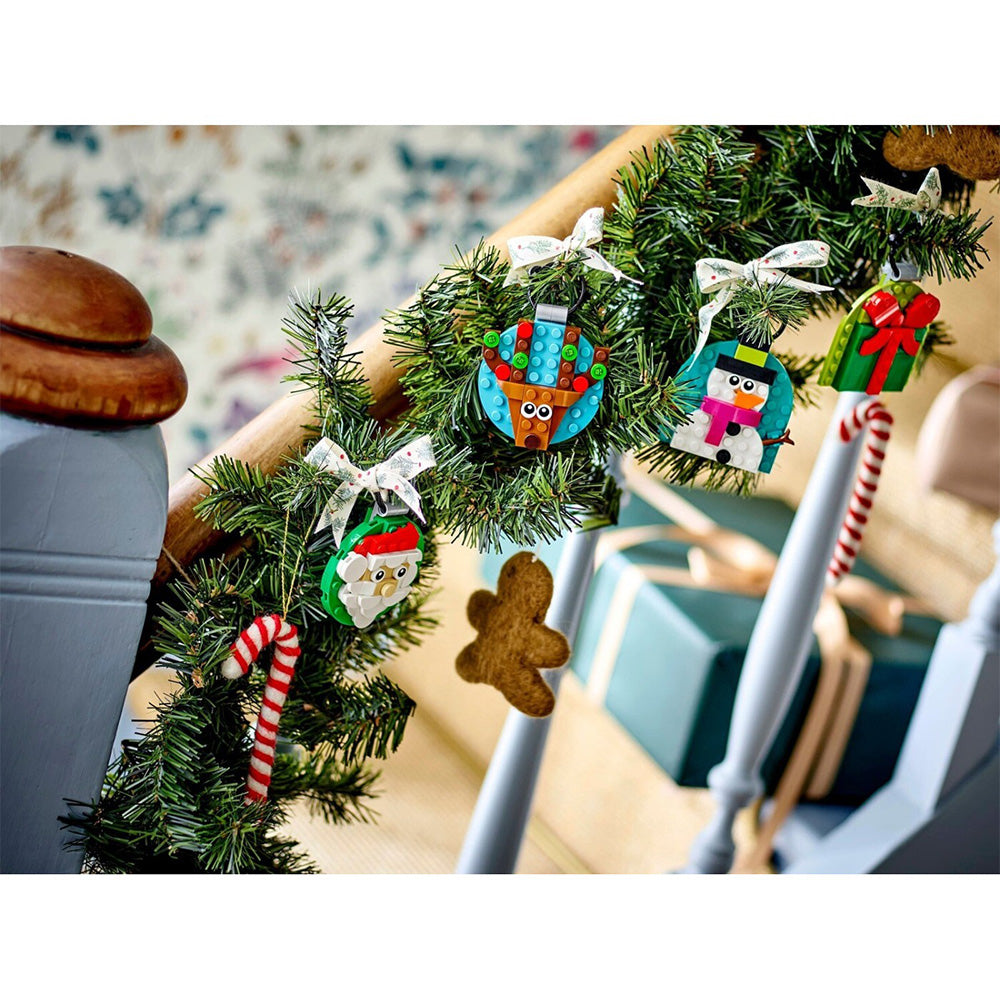 40744 Lego Christmas Ornament Selection