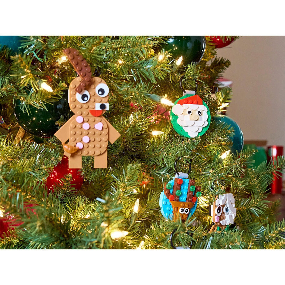 40744 Lego Christmas Ornament Selection