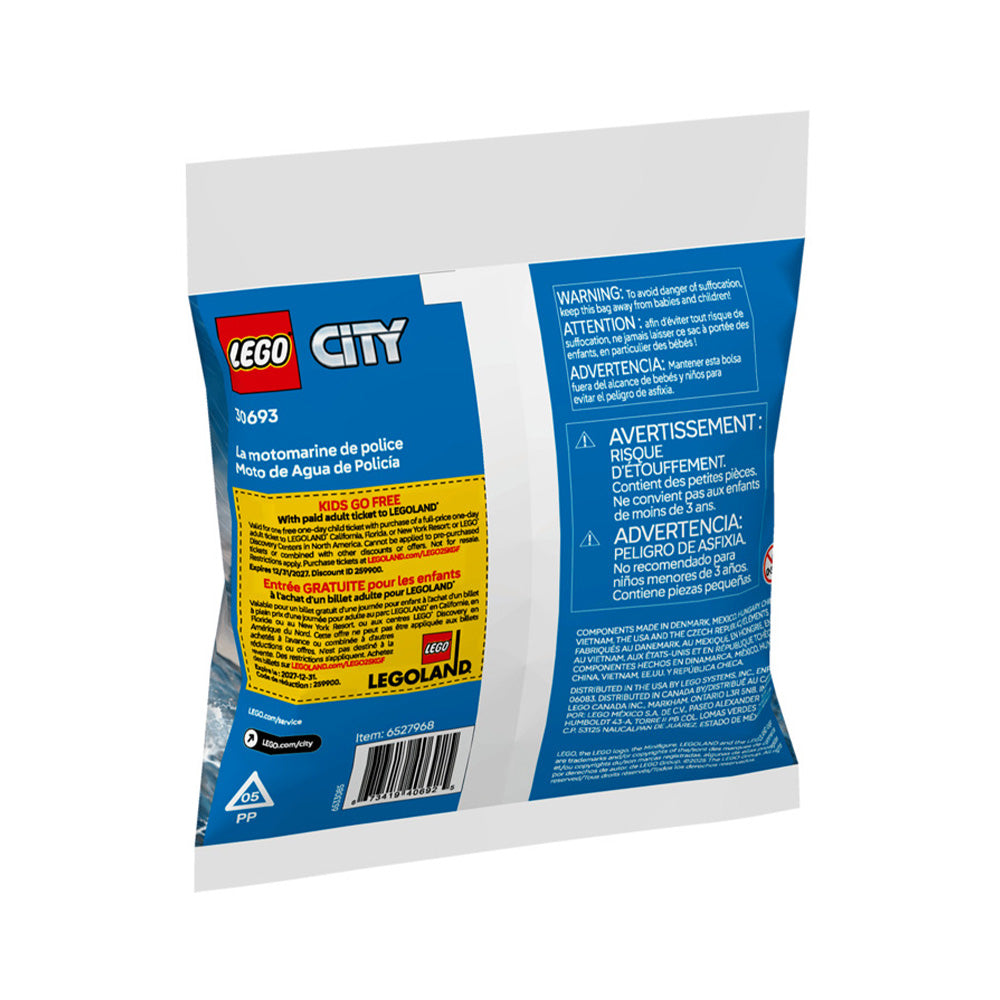 30693 Lego City Police Water Scooter