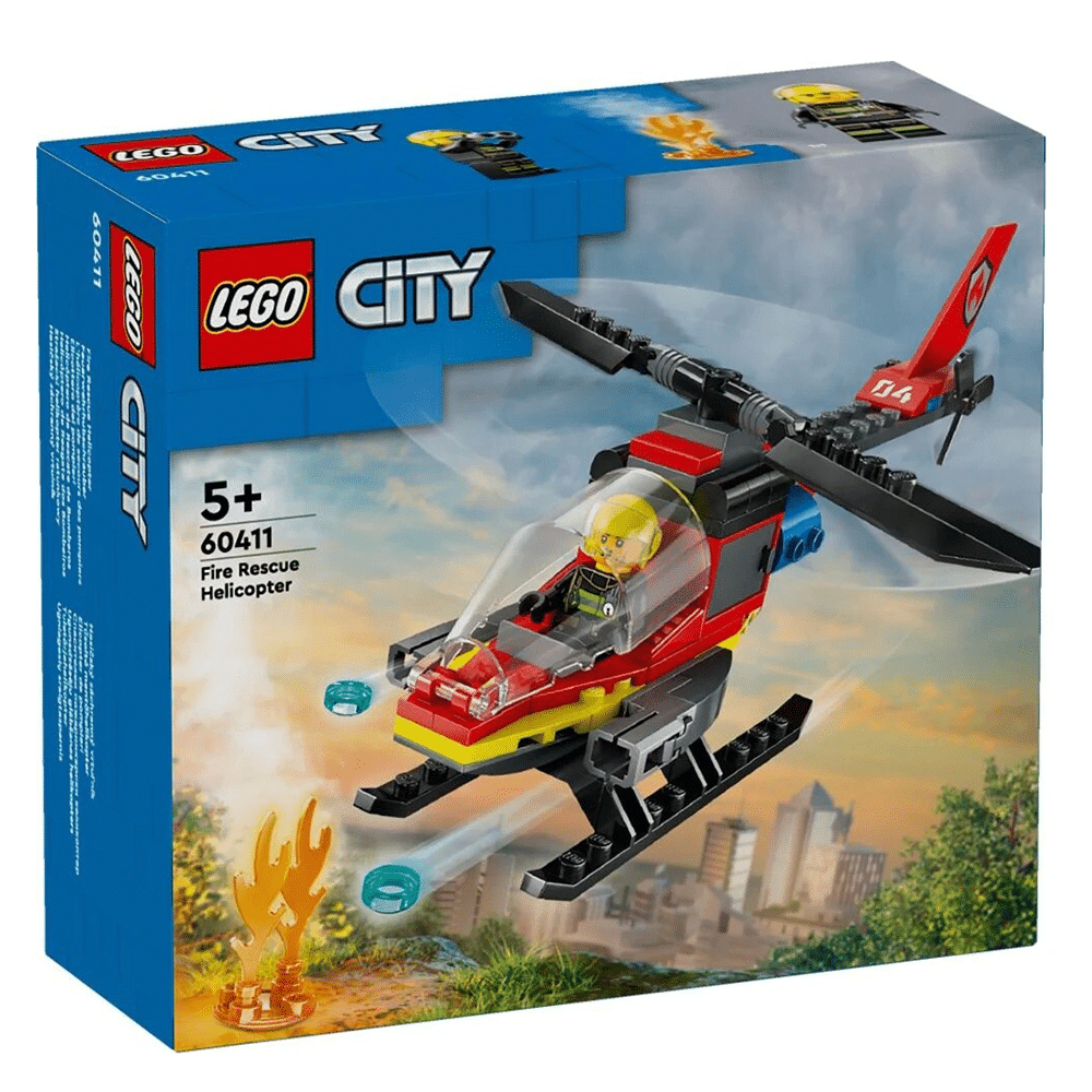 60411 Lego City Πυροσβεστικό Ελικόπτερο Διάσωσης
