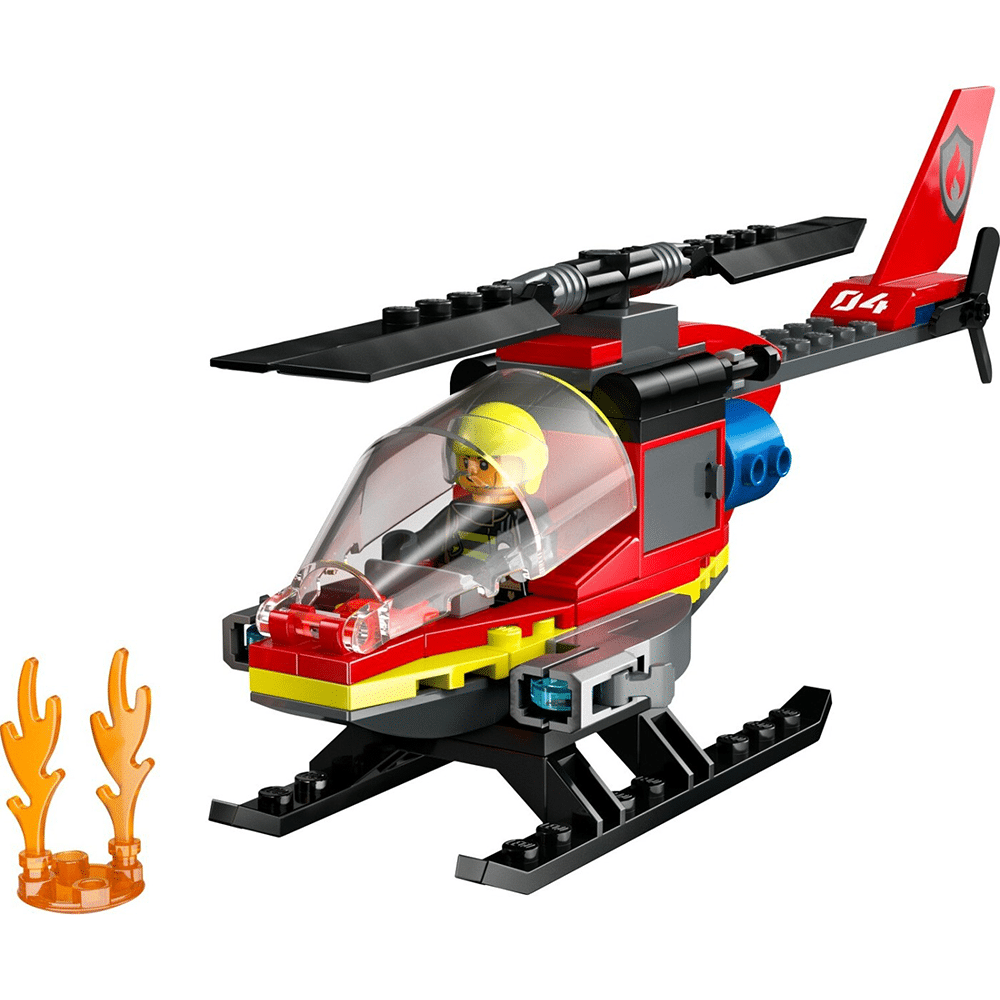 60411 Lego City Πυροσβεστικό Ελικόπτερο Διάσωσης