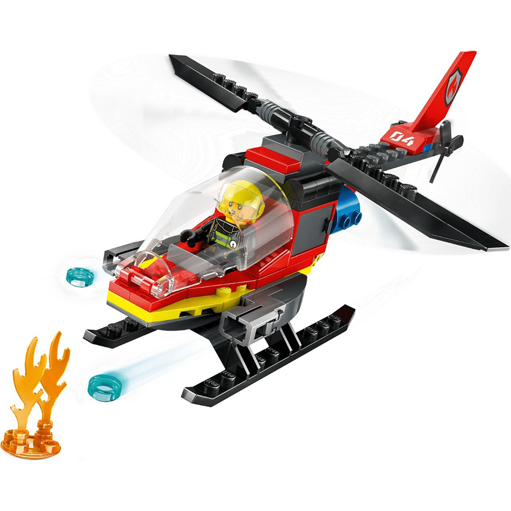 60411 Lego City Πυροσβεστικό Ελικόπτερο Διάσωσης