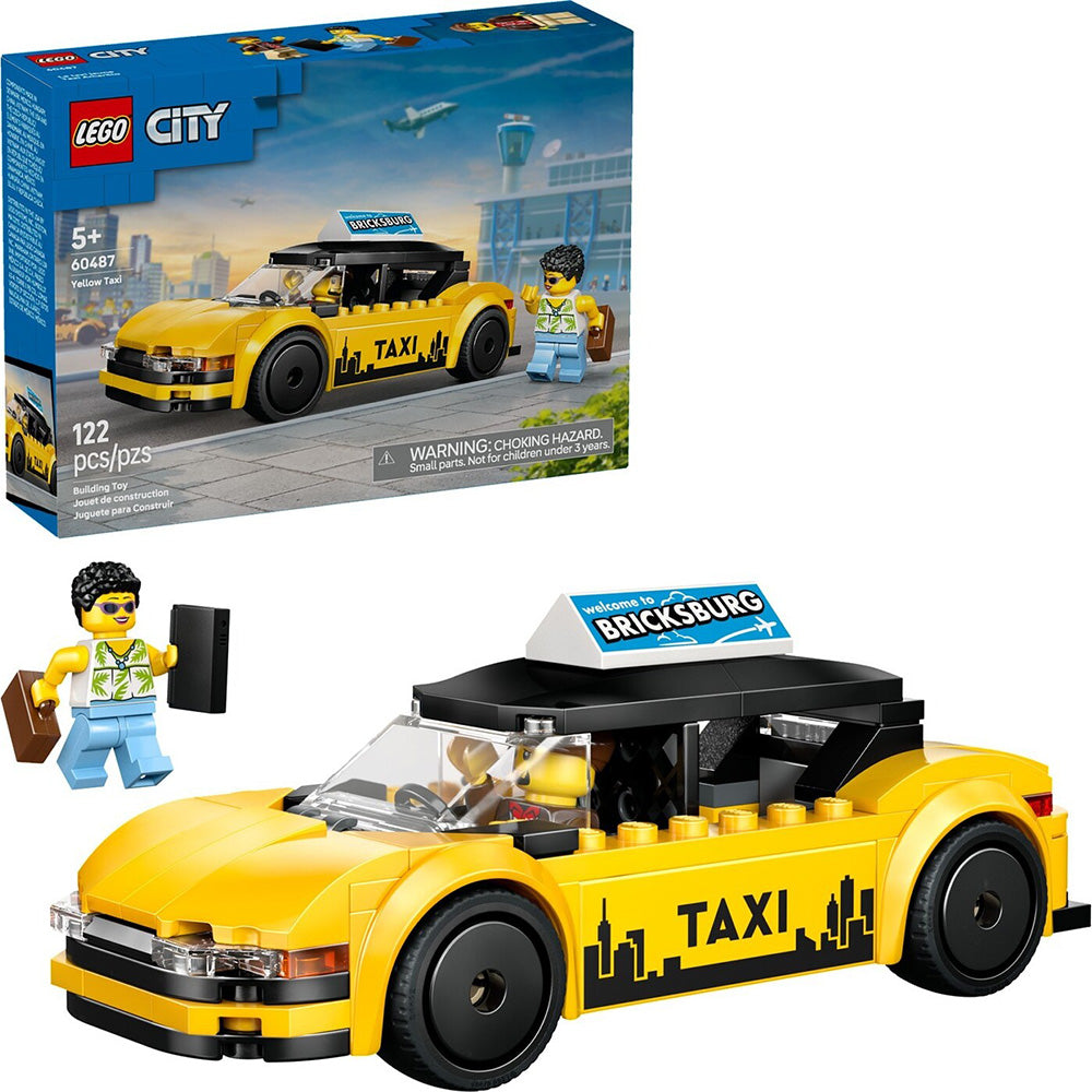 60487 Lego City Yellow Taxi