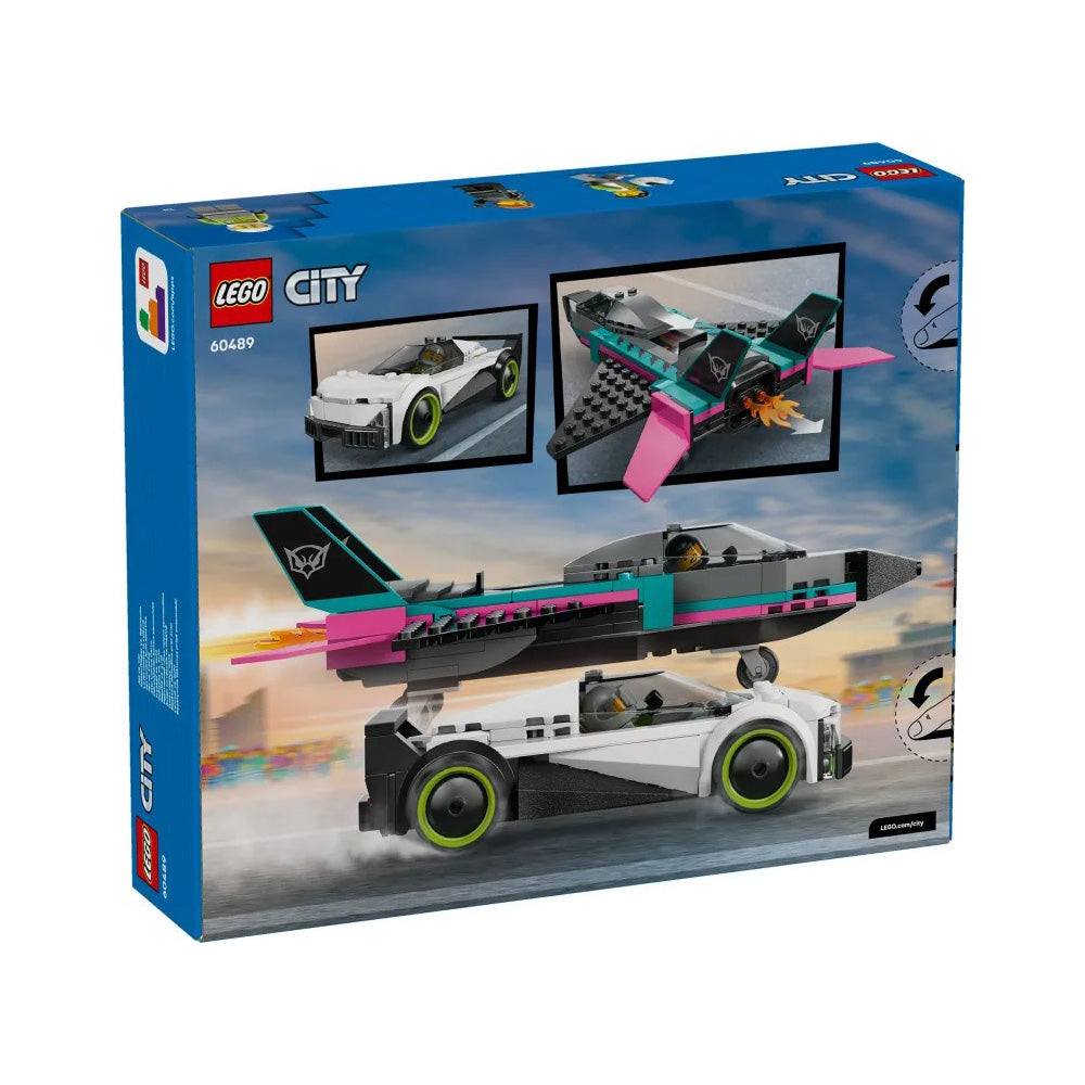 60489 Lego City Jet vs. Car