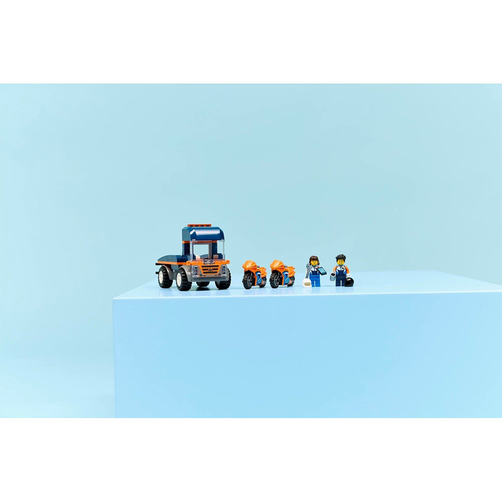 60491 Lego City Motorcycle Transporter