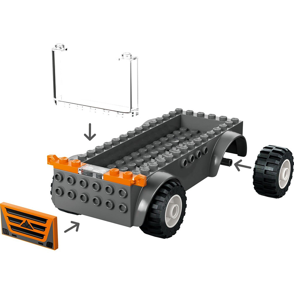 60491 Lego City Motorcycle Transporter
