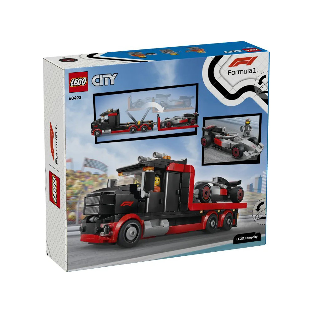 60493 Lego City F1 Display Truck With AUDI F1 Race Car