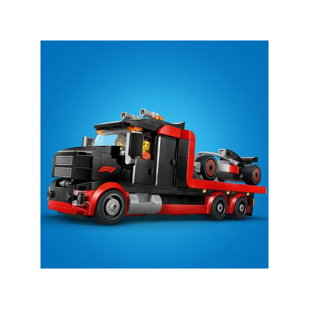 60493 Lego City F1 Display Truck With AUDI F1 Race Car