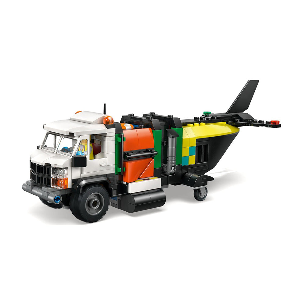60505 Lego City Airplane, Service Truck & Hovercraft Remix