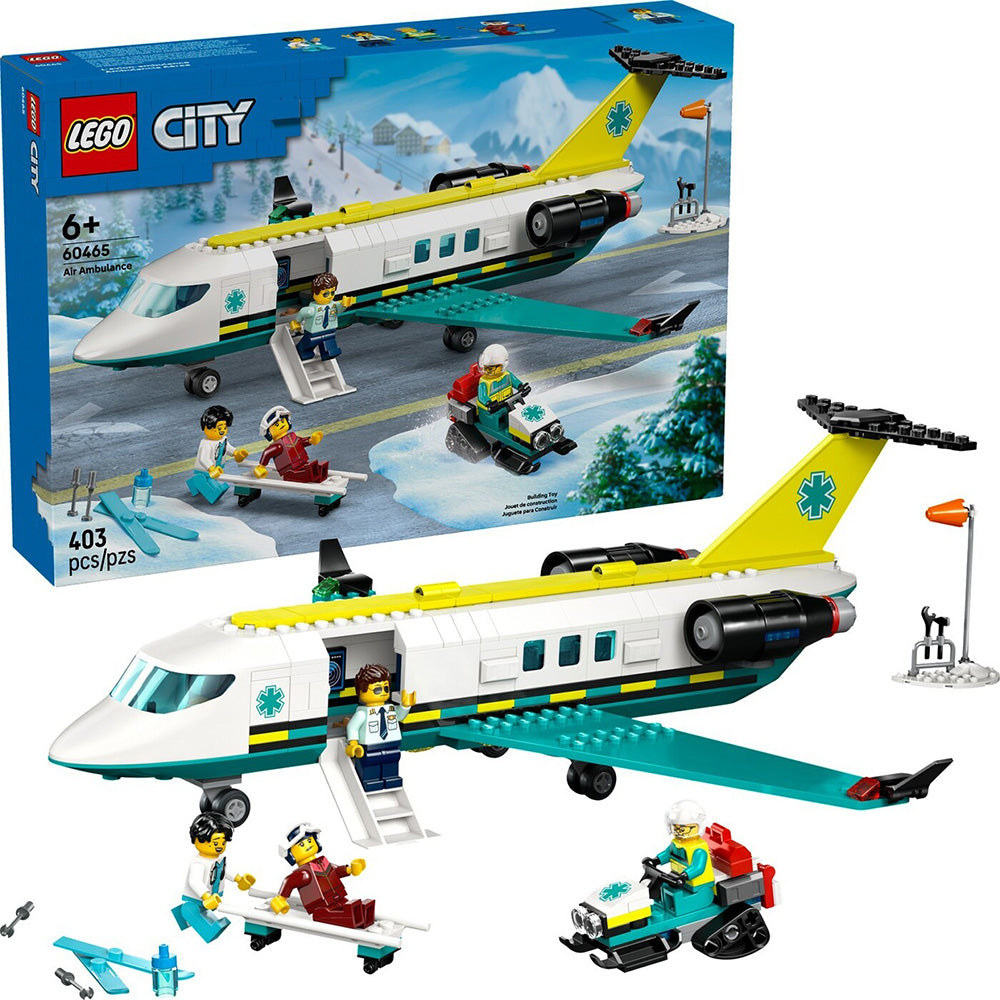 60465 Lego City Emergency Air Ambulane Airplane