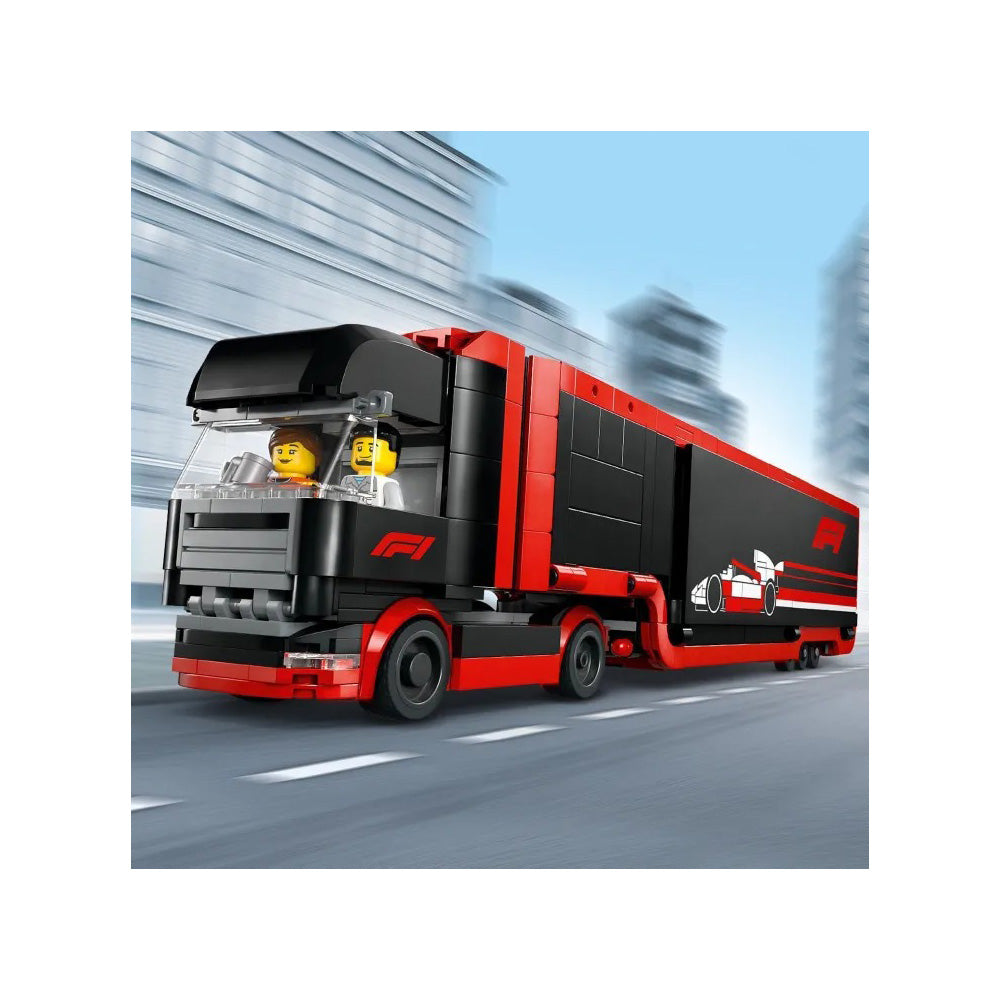 60445 Lego City F1 Truck with RB20 & AMR24 F1 Cars
