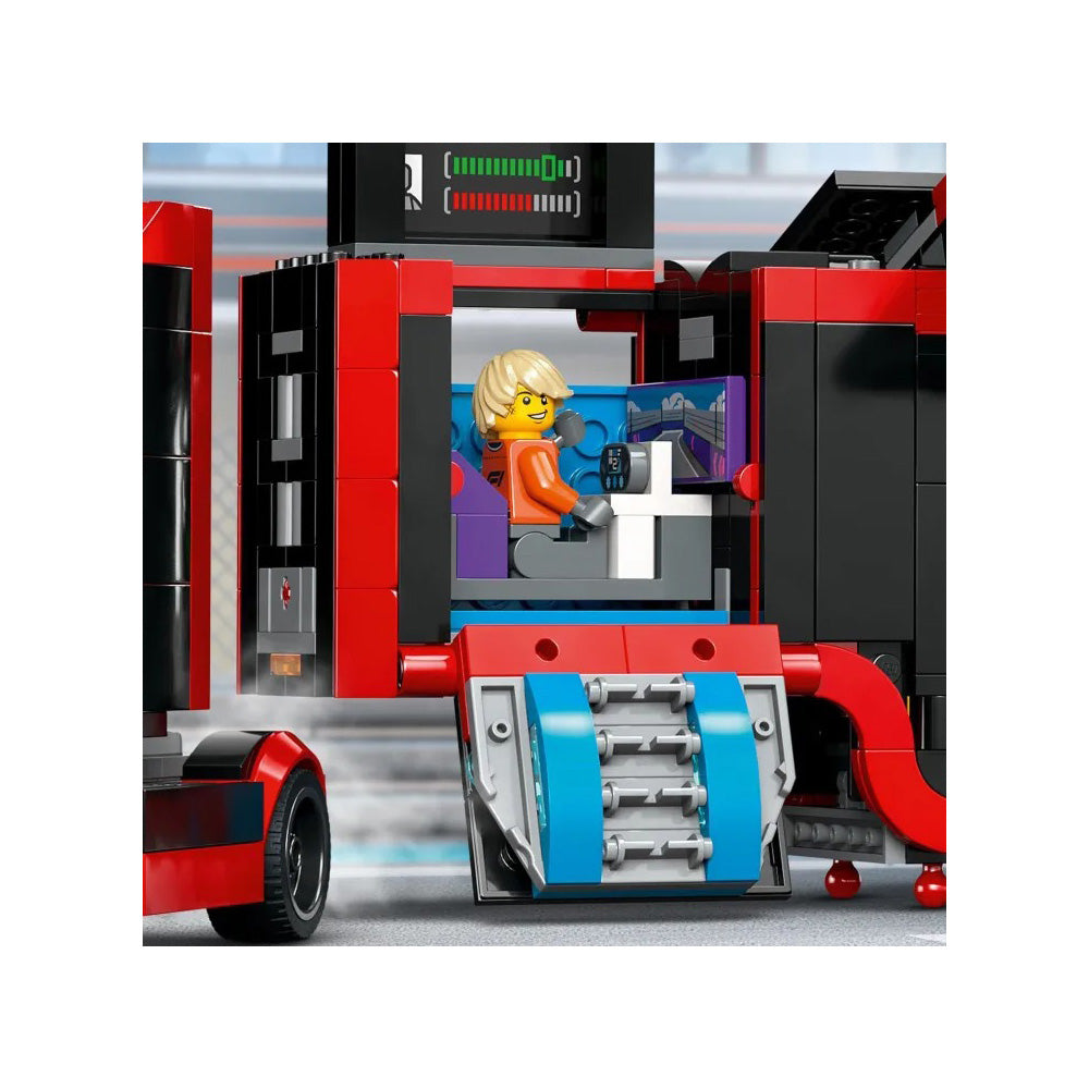 60445 Lego City F1 Truck with RB20 & AMR24 F1 Cars