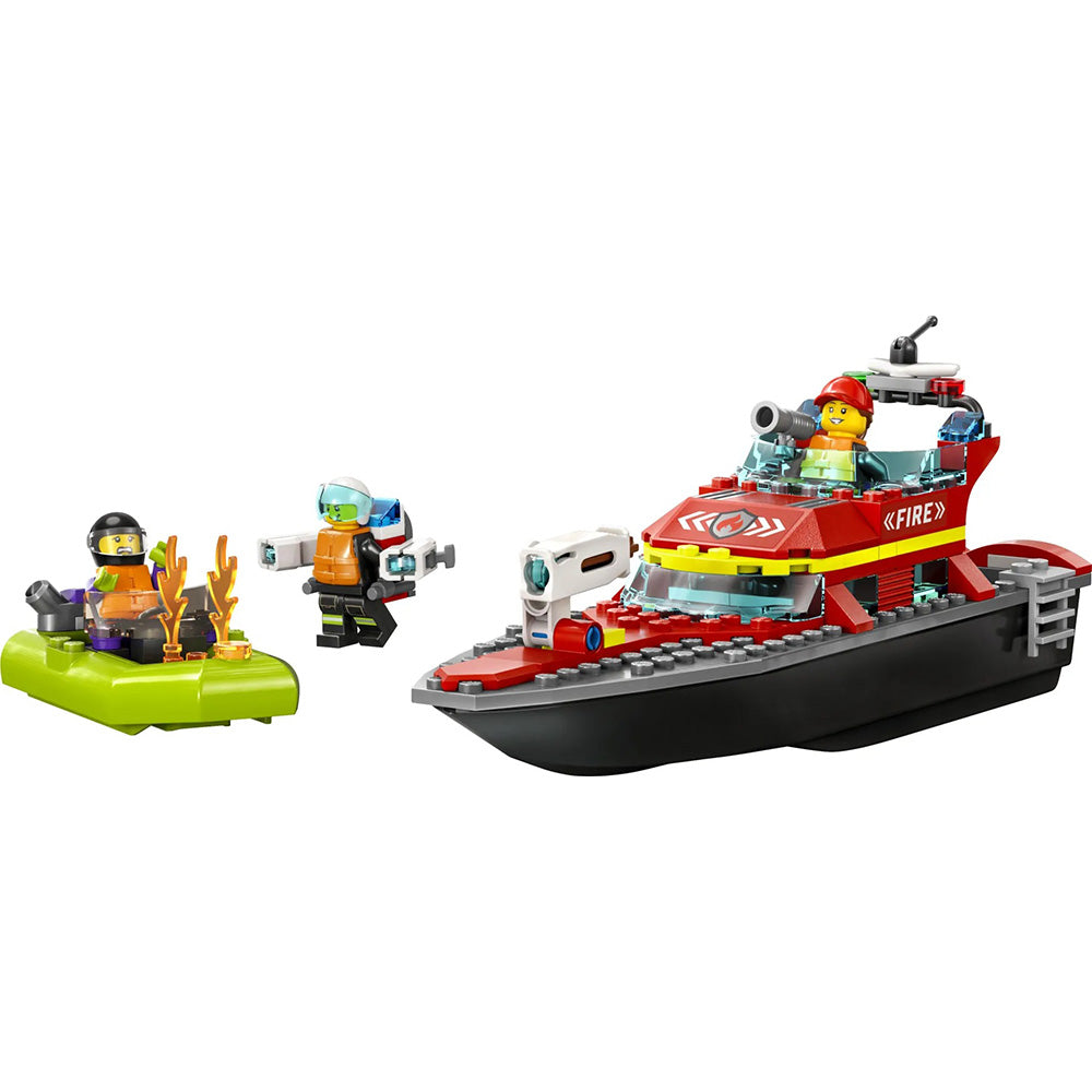 Lego60373 Lego City Fire Rescue Boatpapell.gr