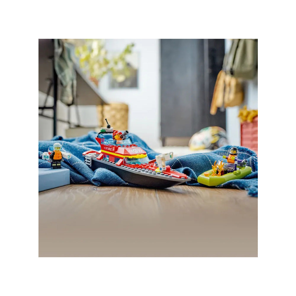 Lego60373 Lego City Fire Rescue Boatpapell.gr