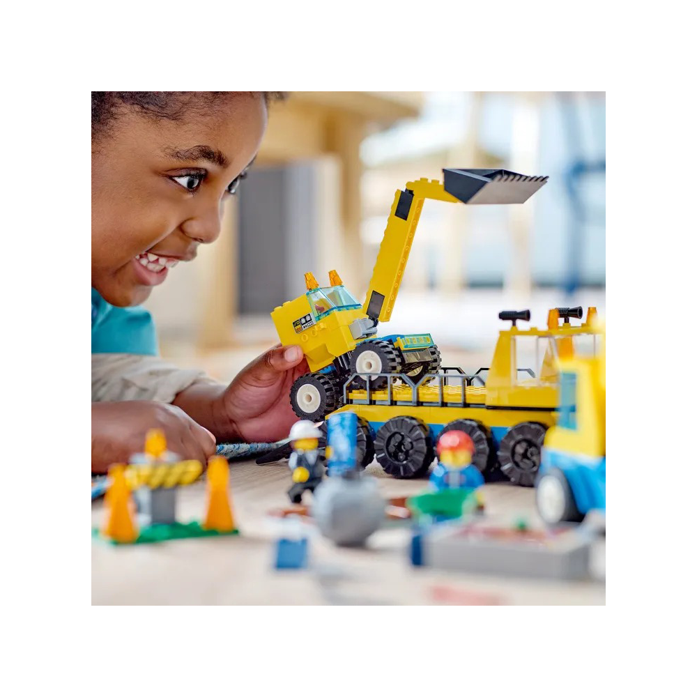 Lego60391 Lego City Construction Trucks & Wrecking Ball Cranepapell.gr