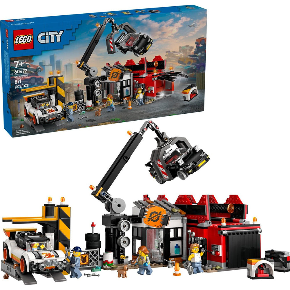 60472 Lego City Scrapyard with Cars