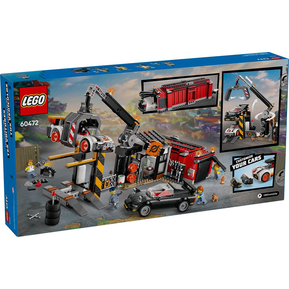 60472 Lego City Scrapyard with Cars