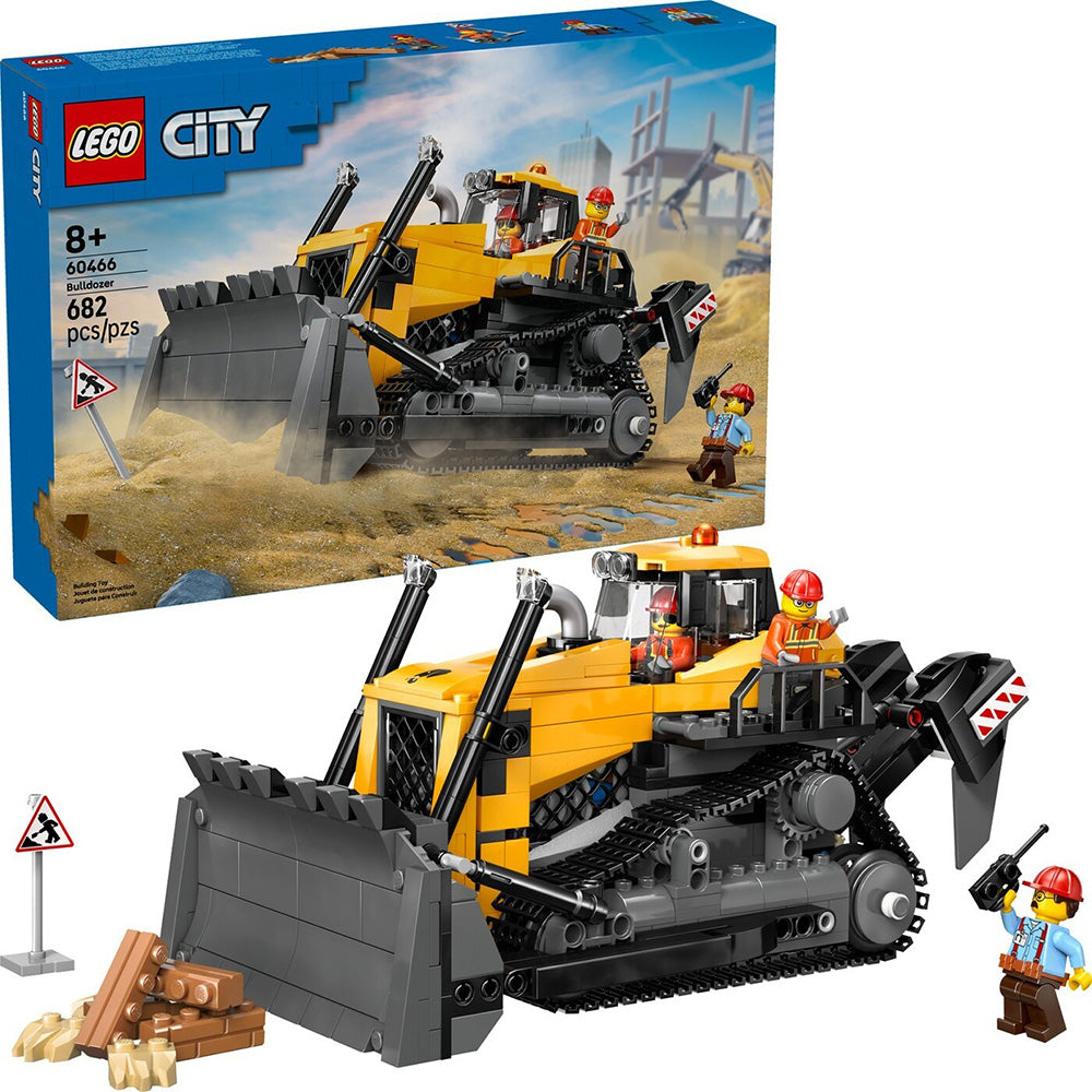60466 Lego City Yellow Bulldozer