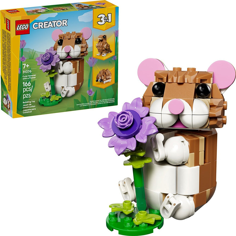 31376 Lego Creator 3in1 Cute Hamster With A Flower