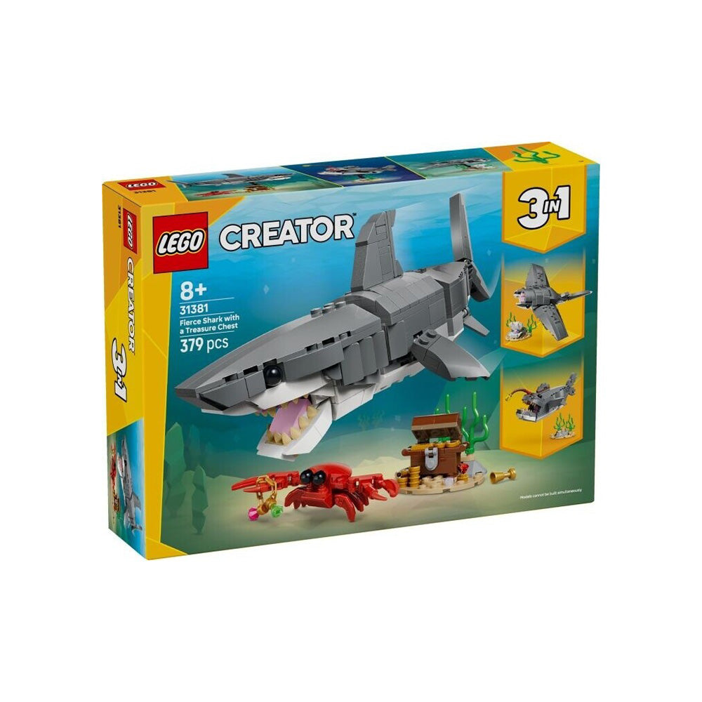 31381 Lego Creator Fierce Shark with a Treasure Chest