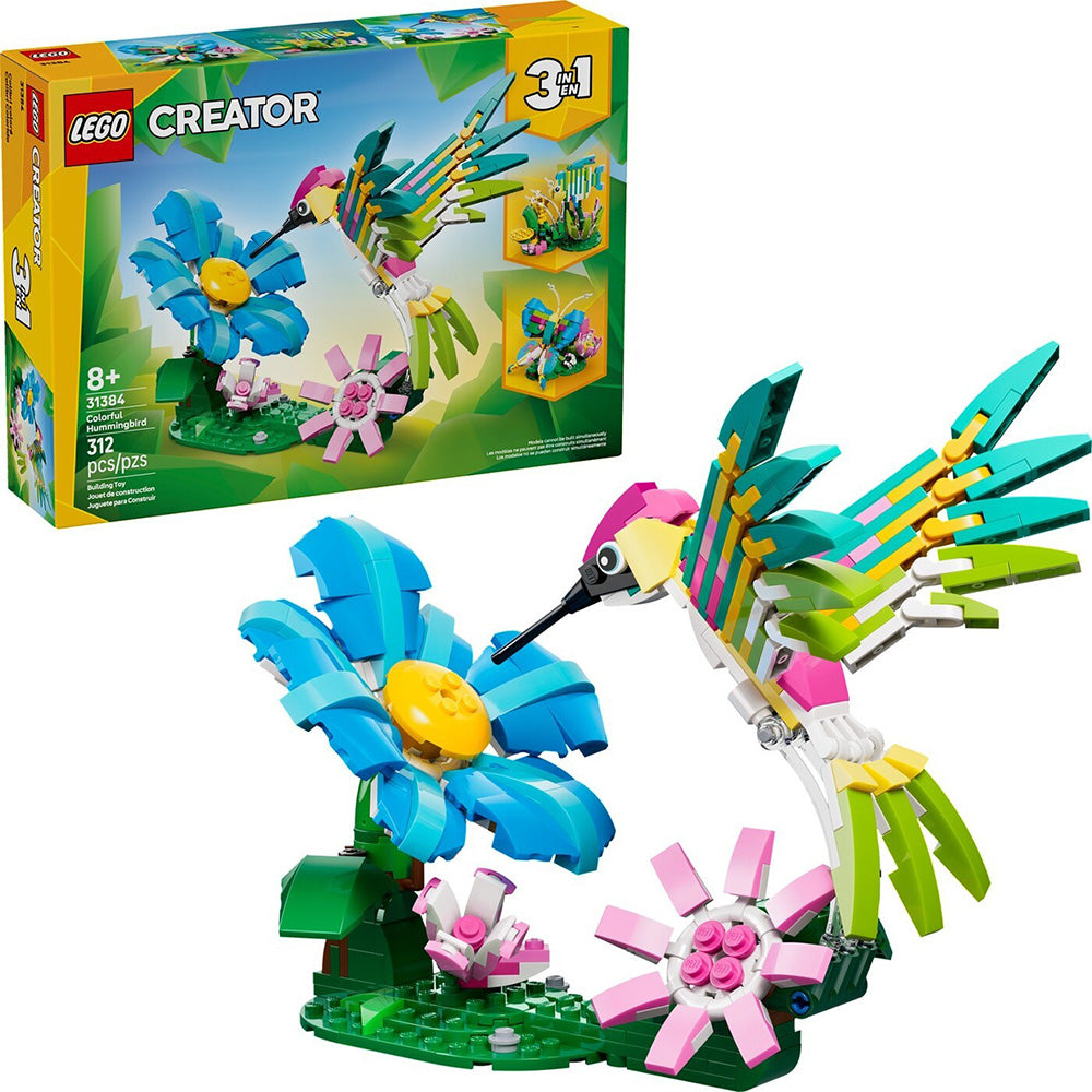 31384 Lego Creator Wild Animals: Colorful Hummingbird