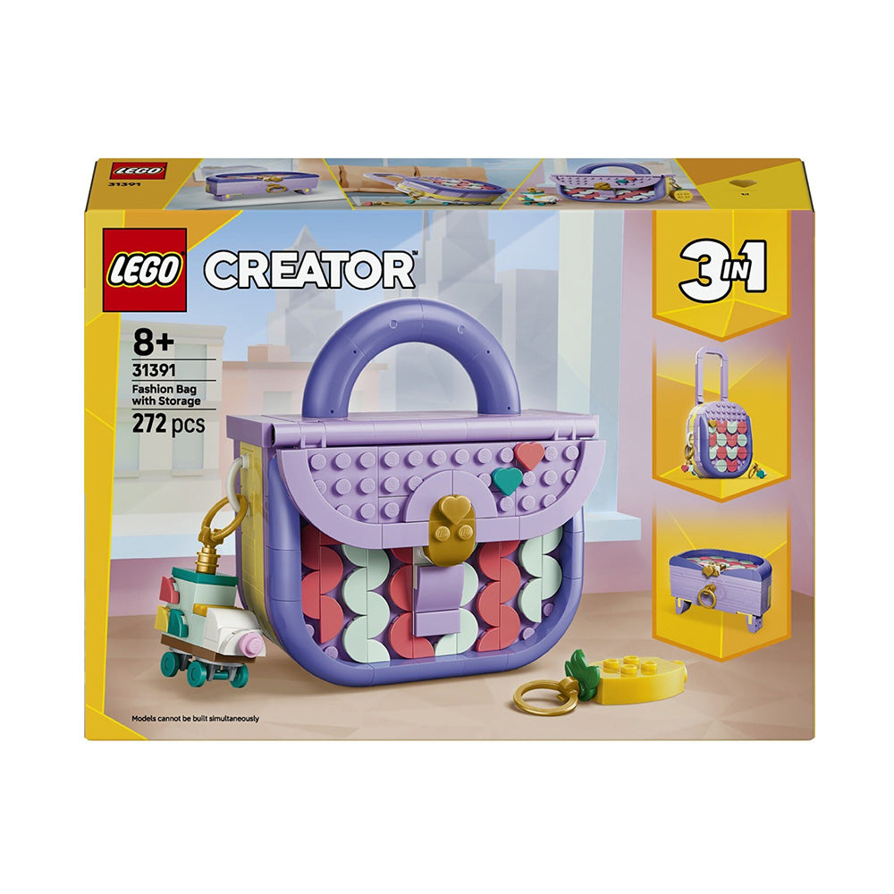 31391 Lego Creator - 3 in 1 Art Fashion Bag With Storage