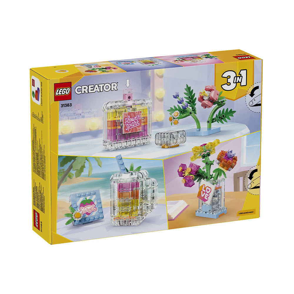 31383 Lego Creator - 3 in 1 Floral Decor Perfume Bottle
