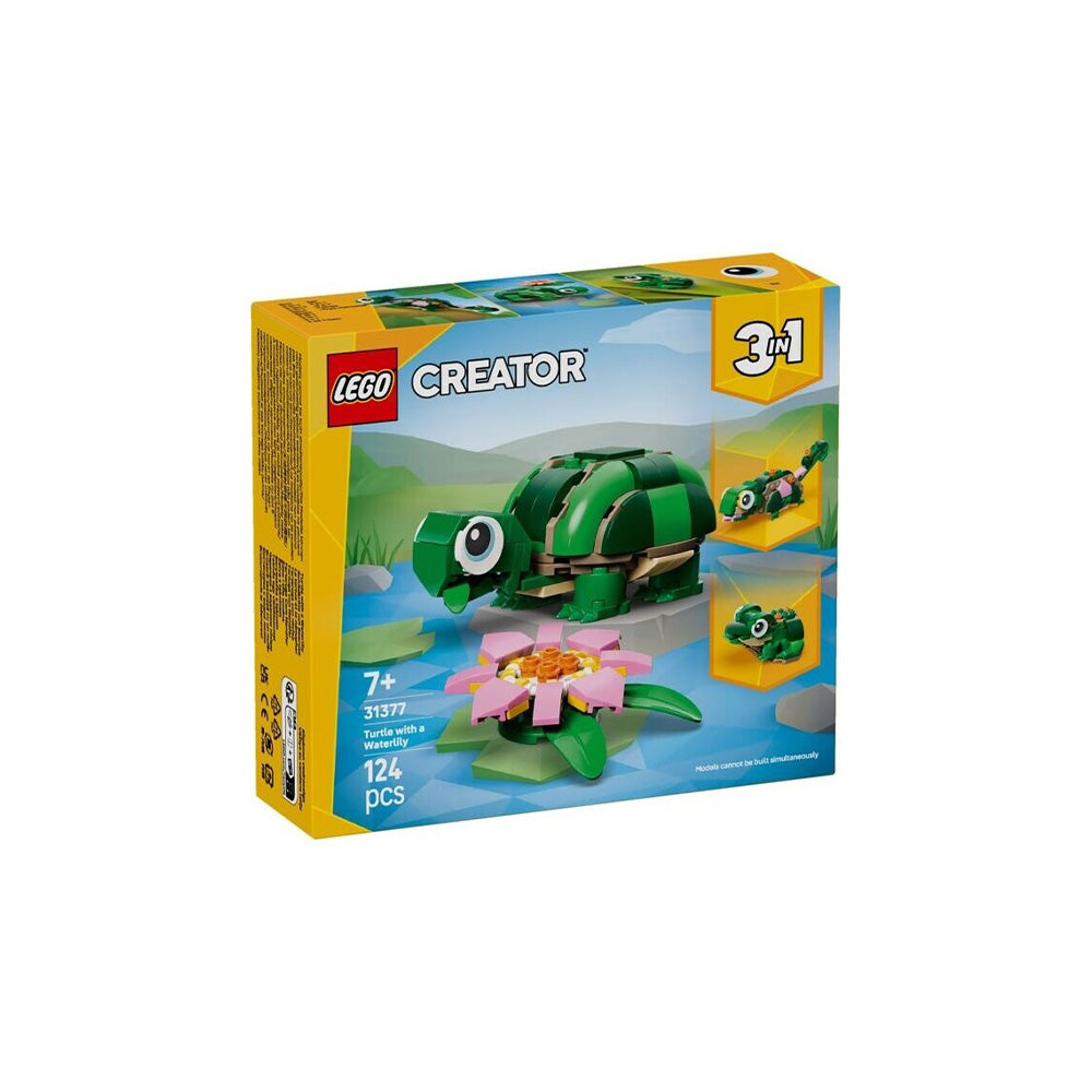 31377 Lego Creator 3in1 Turtle With A Water Lily Flower