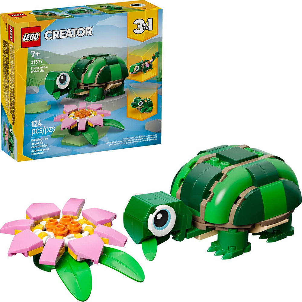 31377 Lego Creator 3in1 Turtle With A Water Lily Flower