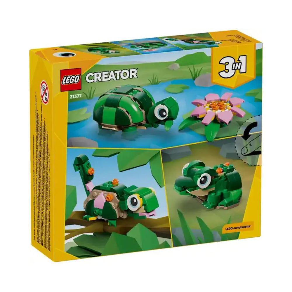 31377 Lego Creator 3in1 Turtle With A Water Lily Flower