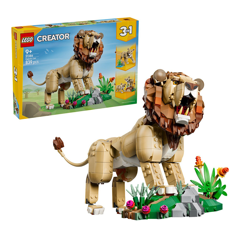 31386 Lego Creator - 3 in 1 Wild Animals: Majestic Lion