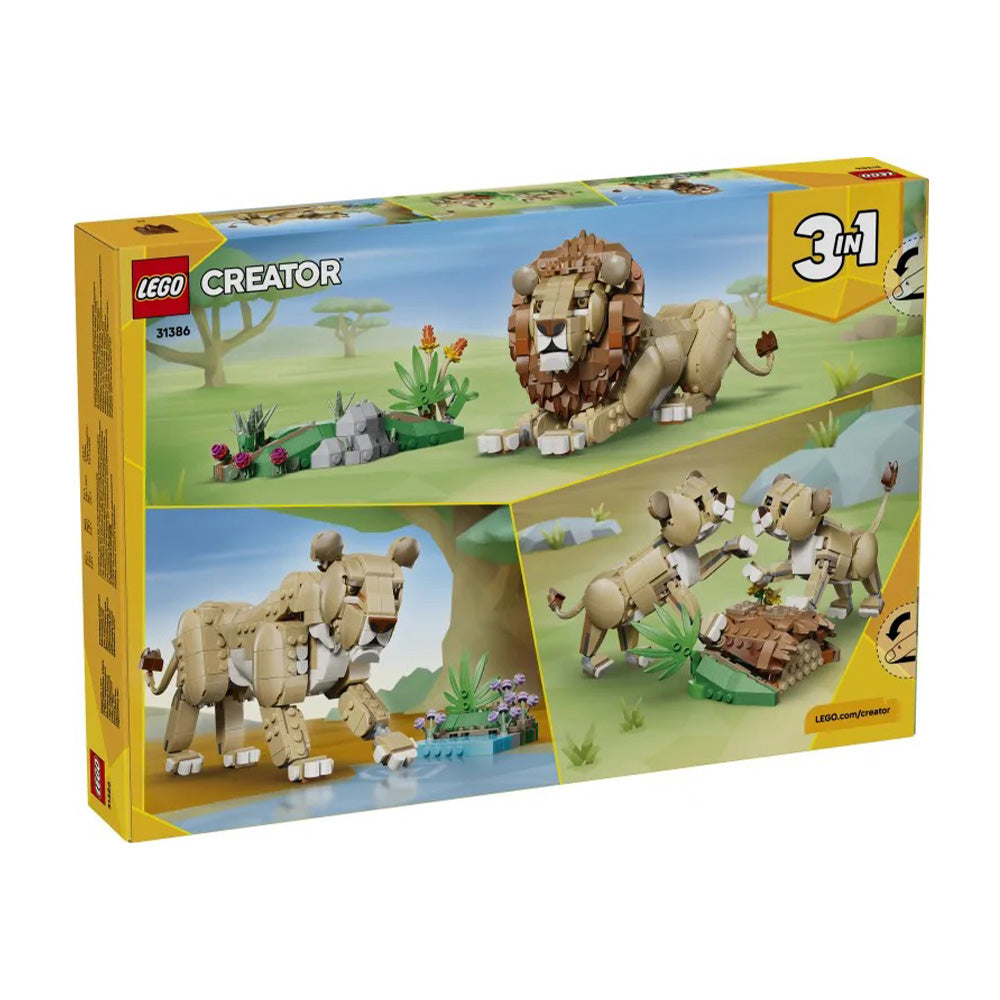 31386 Lego Creator - 3 in 1 Wild Animals: Majestic Lion