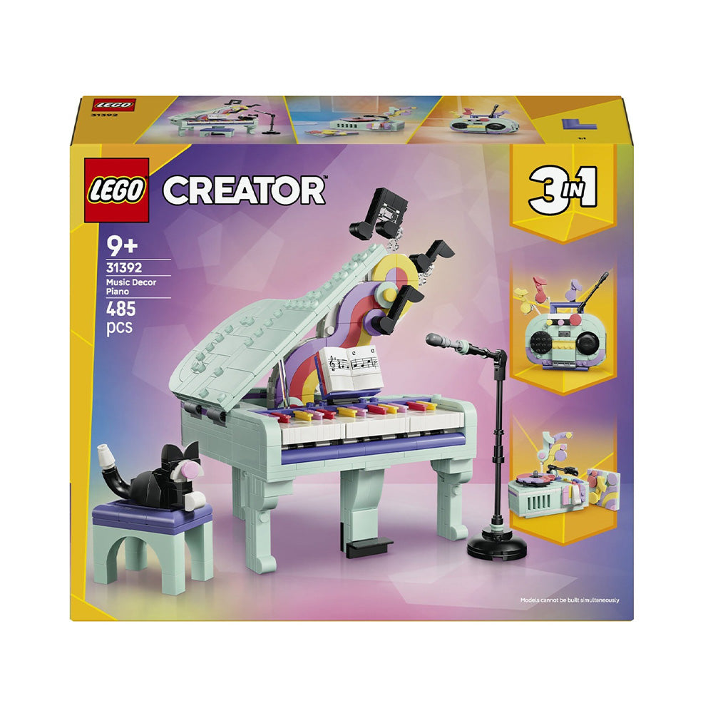 31392 Lego Creator - 3 in 1 Music Decor Piano With Cat
