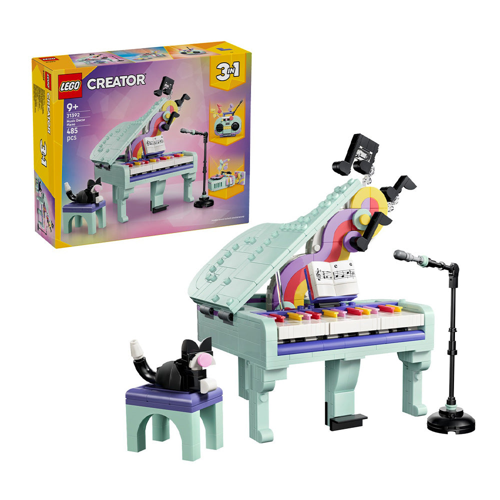 31392 Lego Creator - 3 in 1 Music Decor Piano With Cat
