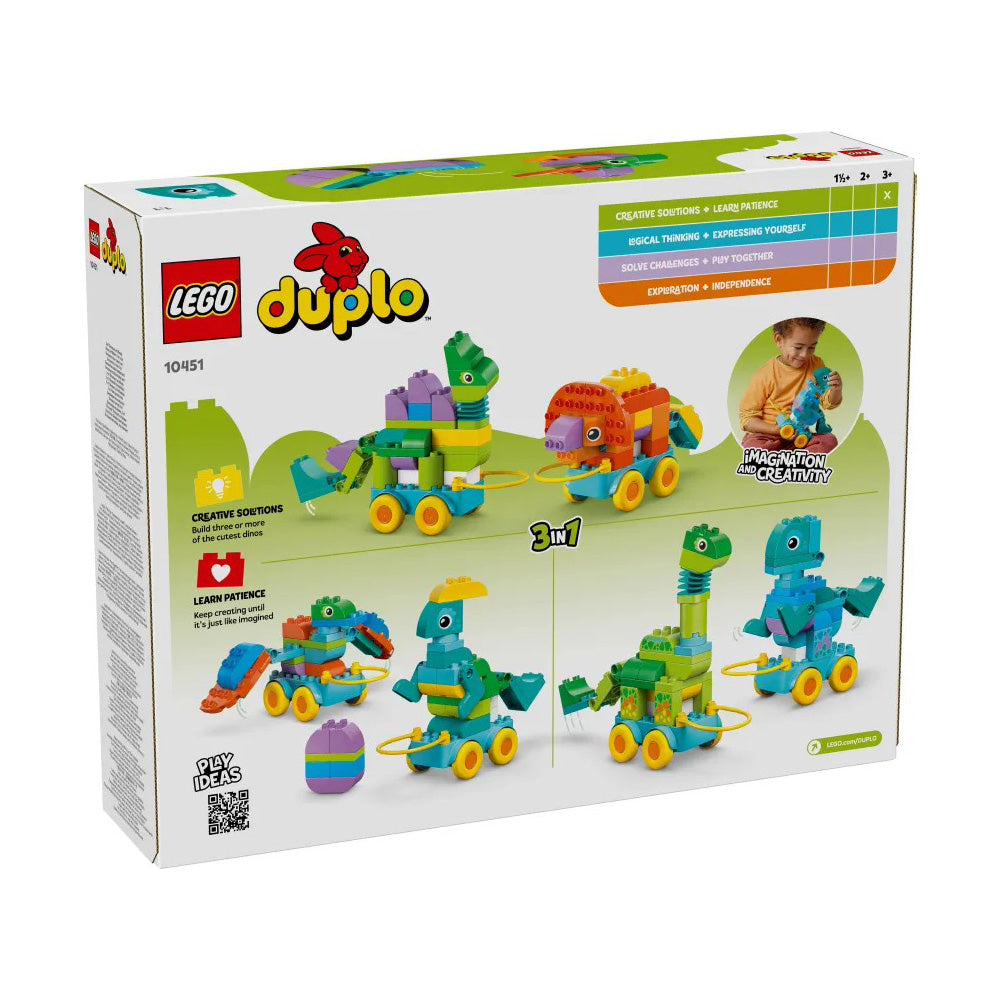 10451 Lego Duplo 3 in 1 Dinosaurs On Wheels