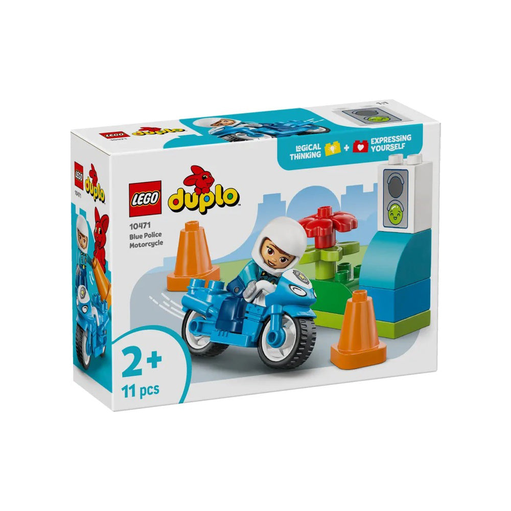10471 Lego Duplo Blue Police Motorcycle