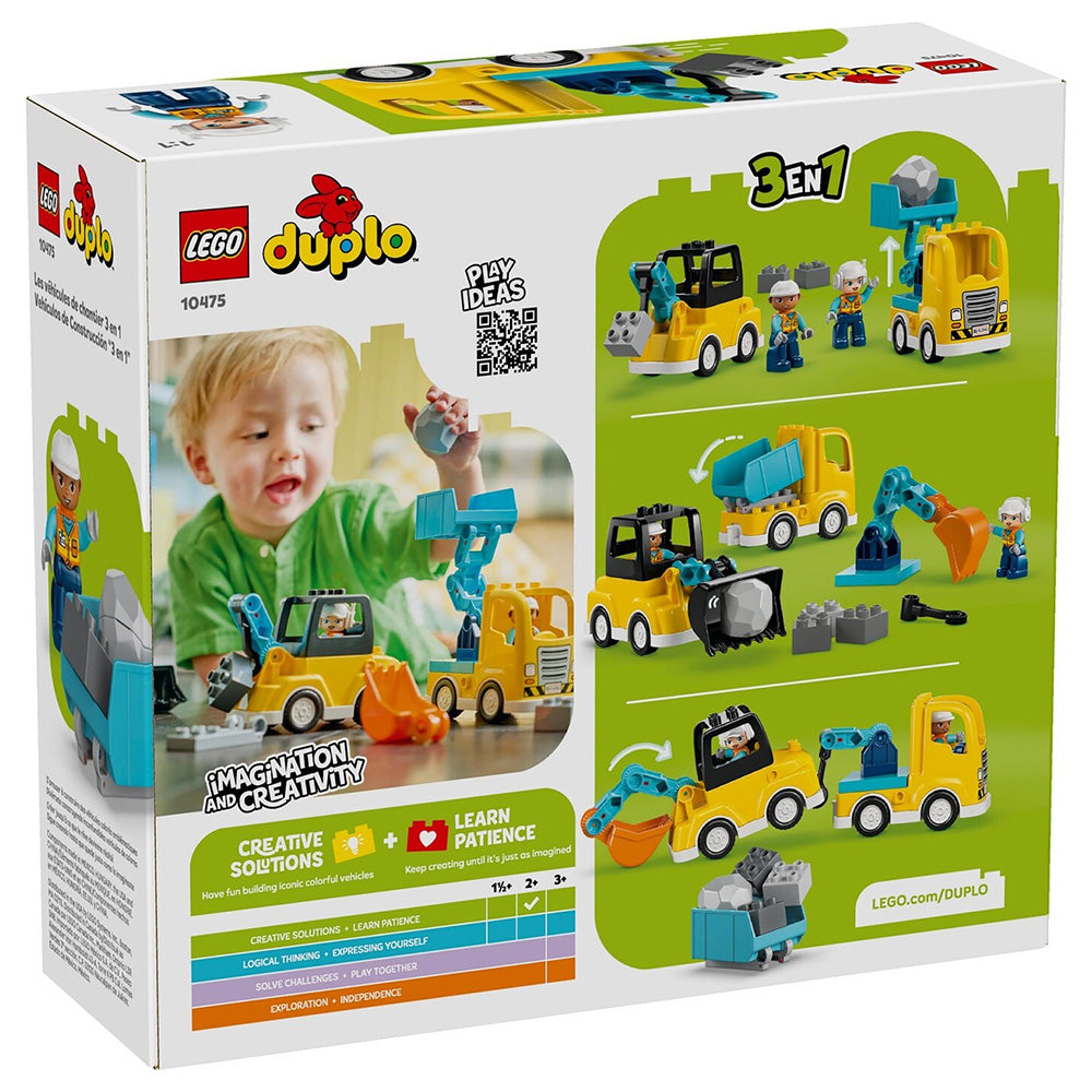 10475 Lego Duplo 3 in 1 Construction Vehicles