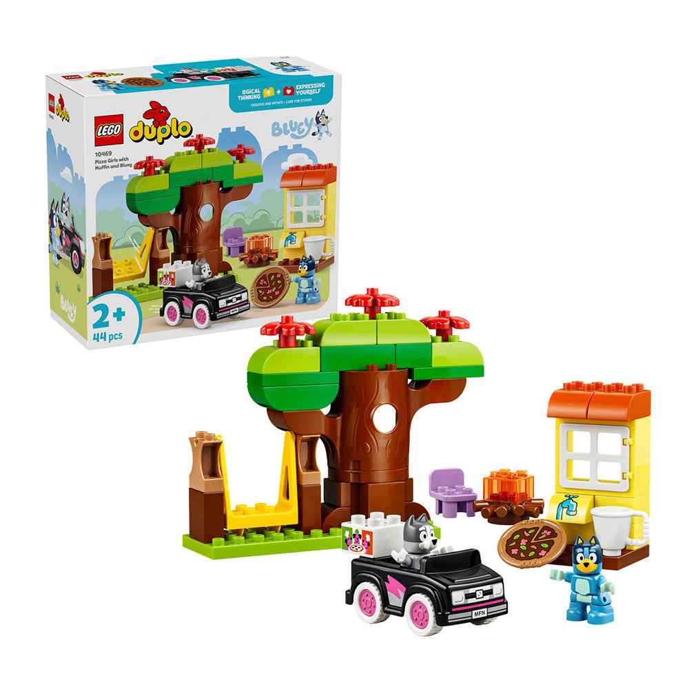 10469 Lego Duplo - Bluey Pizza Girls With Muffin And Bluey