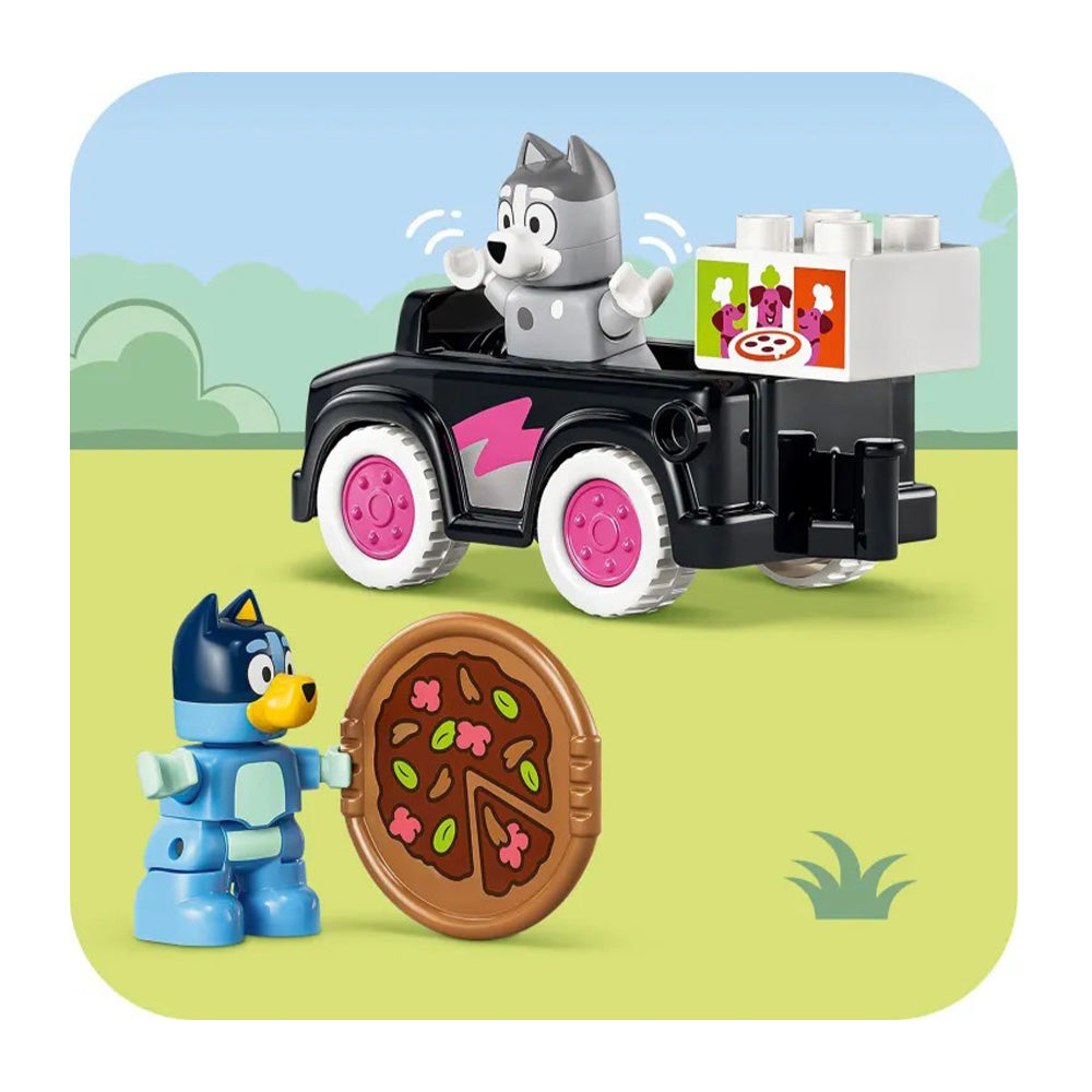 10469 Lego Duplo - Bluey Pizza Girls With Muffin And Bluey