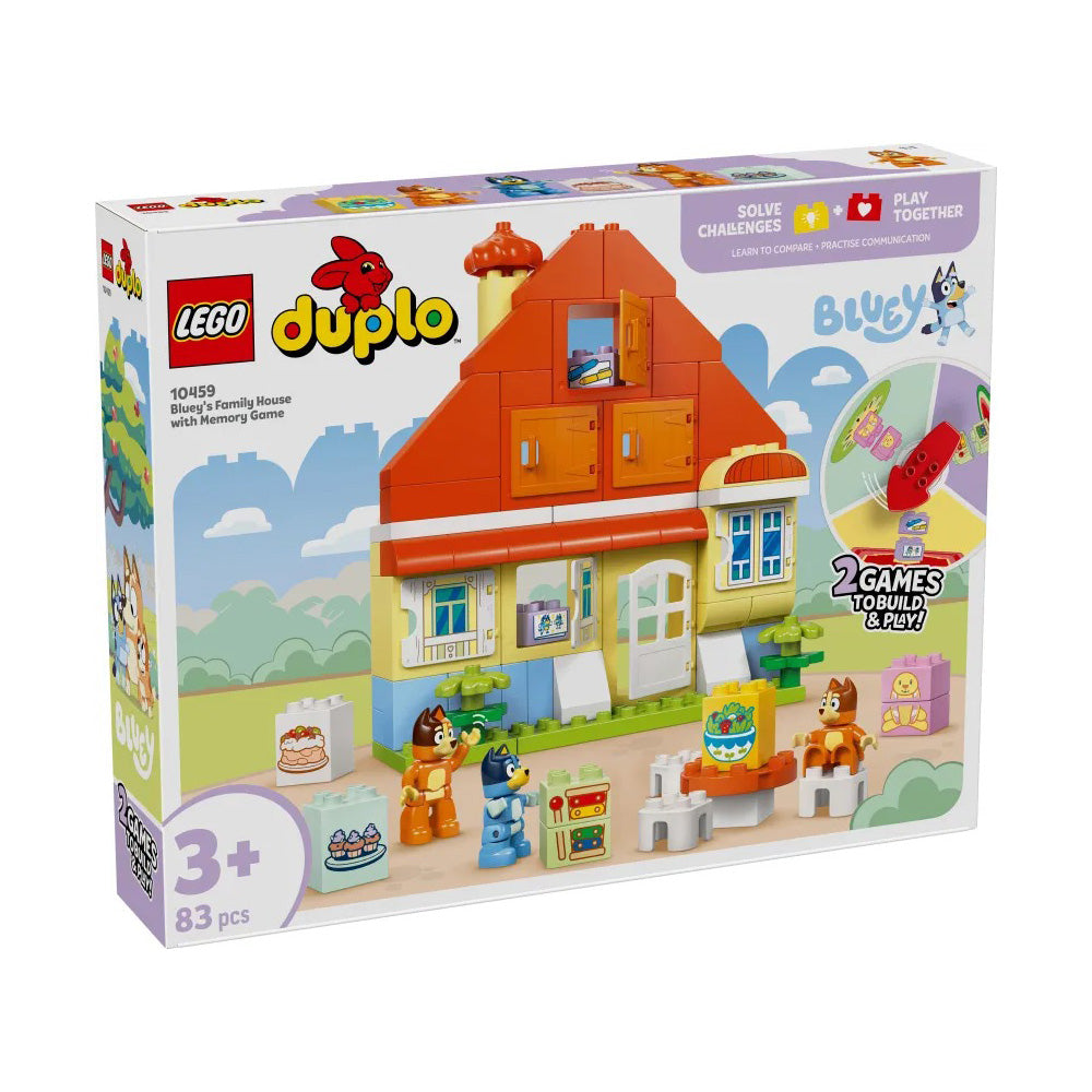10459 Lego Duplo Bluey's Family House With Memory Game