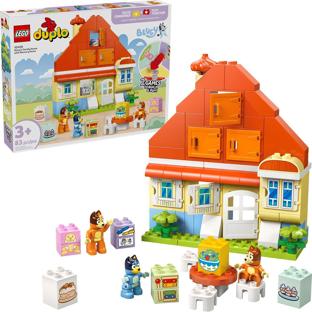 10459 Lego Duplo Bluey's Family House With Memory Game