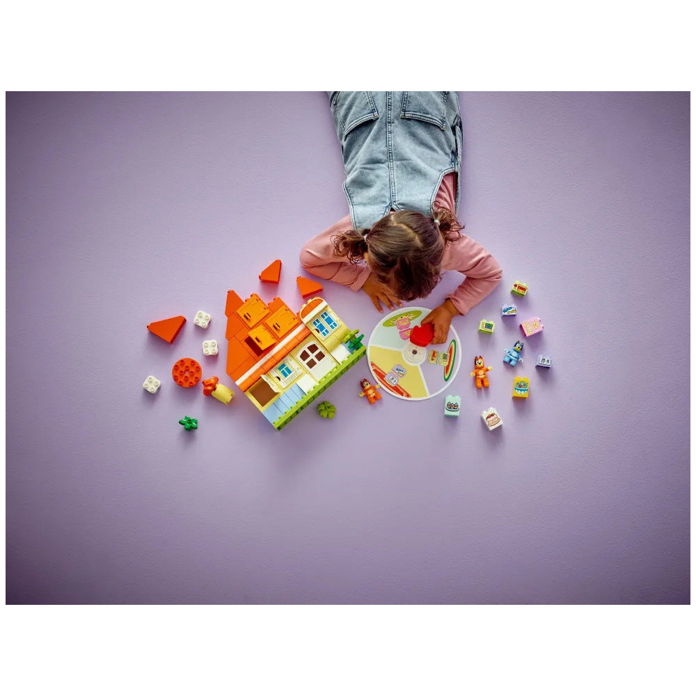 10459 Lego Duplo Bluey's Family House With Memory Game