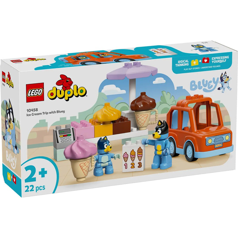10458 Lego Duplo Bluey Ice Cream Trip With Bluey