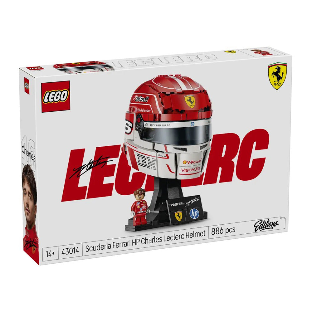 43014 Lego Editions Scuderia Ferrari HP Charles Leclerc Helmet