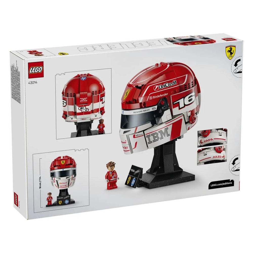 43014 Lego Editions Scuderia Ferrari HP Charles Leclerc Helmet